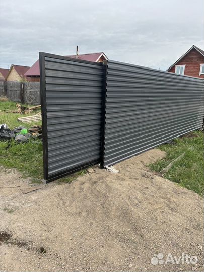 Откатные ворота под ключ с установкой