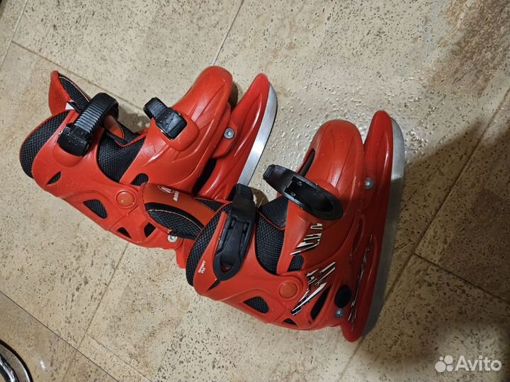 Коньки детские раздвижные 30 33