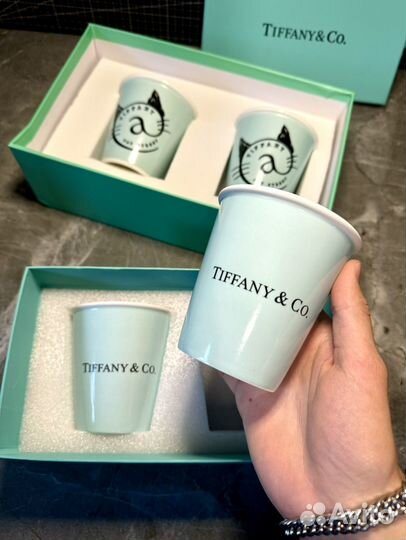 Набор фарфоровых стаканов Tiffany & Co