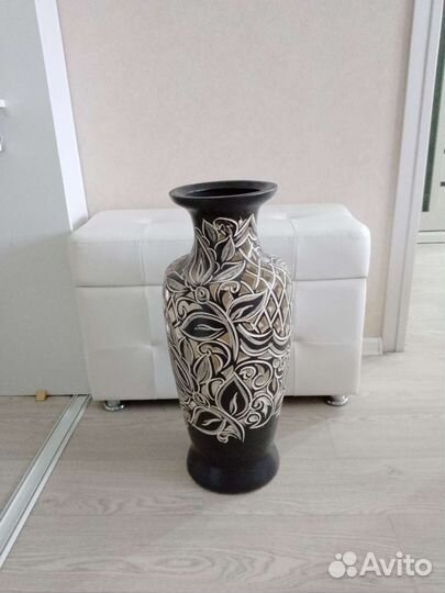 Ваза напольная керамическая