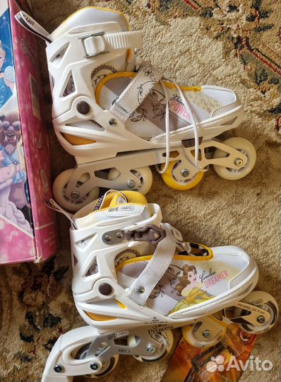 Роликовые коньки детские раздвижные