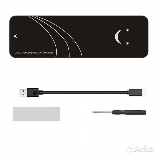 Корпус для ssd nvme m2 macbook 2013-2017