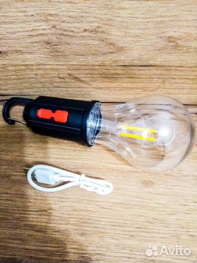 Кемпинговый фонарь светодиодный с аккумулятором