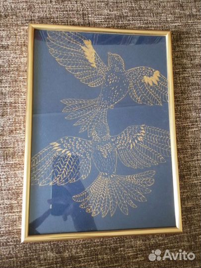 Картина птицы