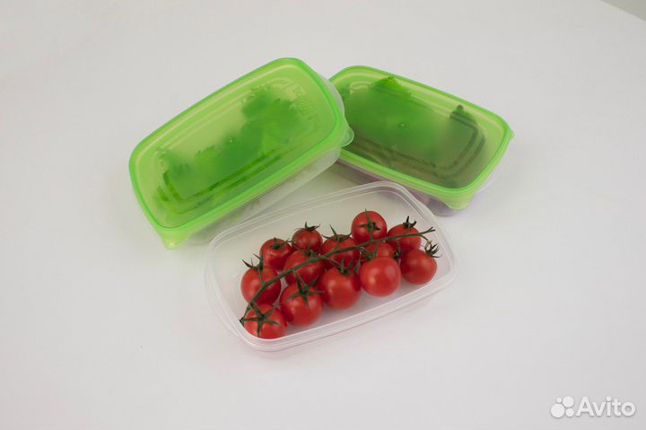 Контейнеры пишевые с крышкам