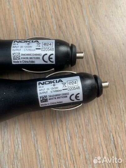 Зарядное устройство от прикуривателя Нокия