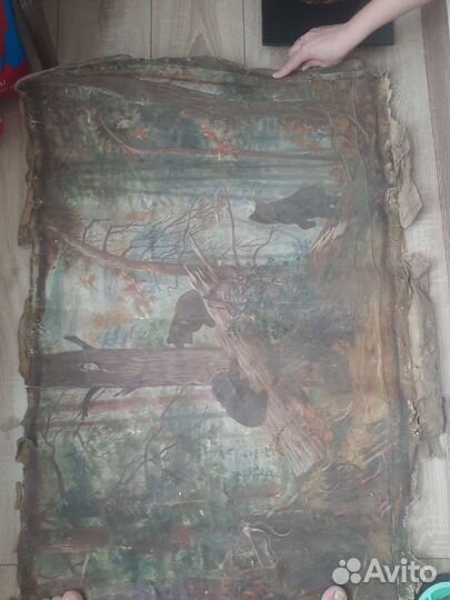 Картина маслом старая