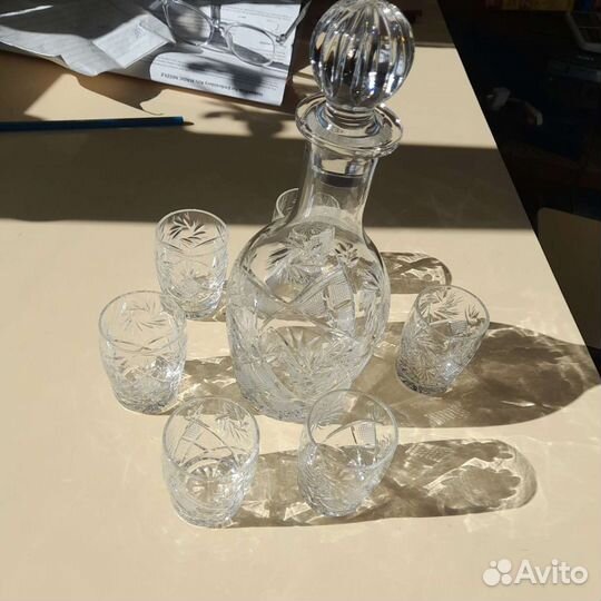 Набор из хрусталя