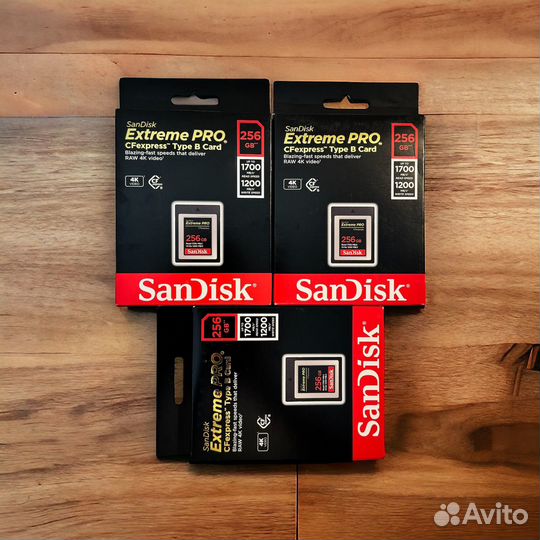SanDisk Extreme PRO CFexpress type B 256 GB