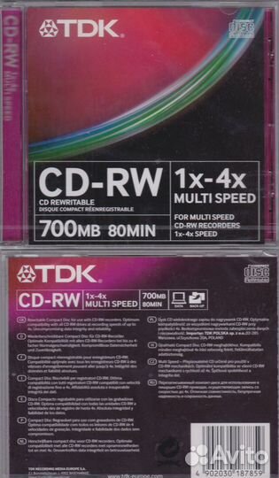 CD-RW диск TDK Verbatim
