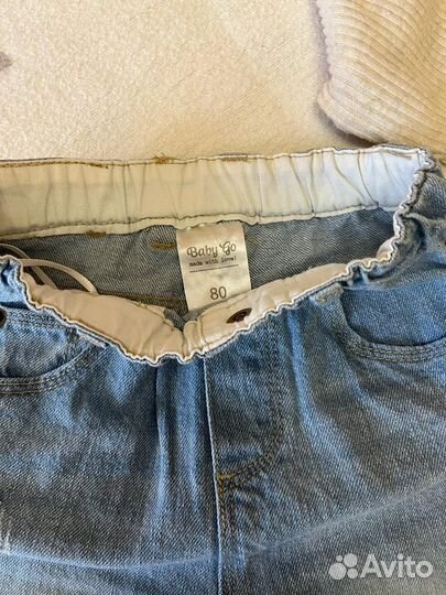 Джинсы и кофта для девочки 80