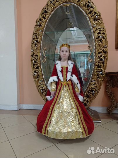 Костюм королева царица 122 размер