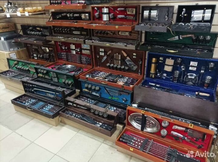 Набор шампуров в подарочном кейсе