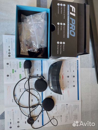 Bluetooth гарнитура на мотошлем FodSports F1 Pro