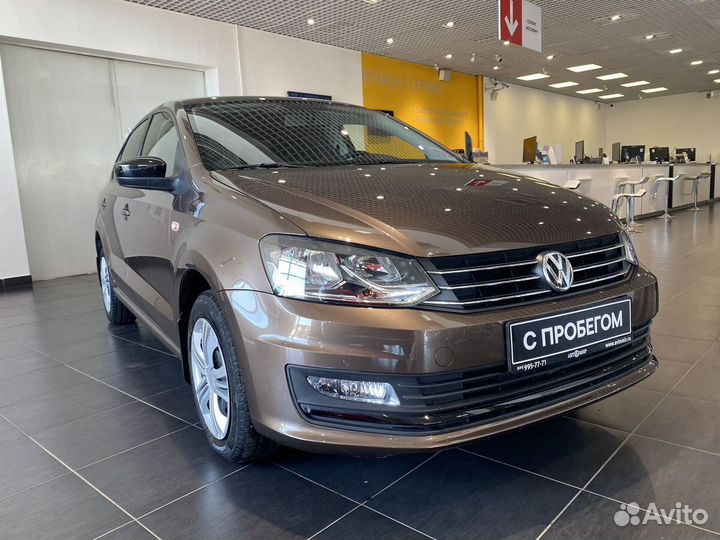 Volkswagen Polo 1.6 AT, 2019, 7 710 км