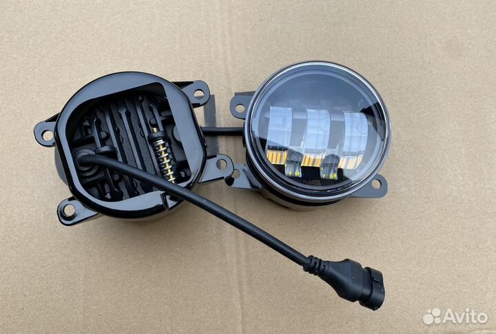 Противотуманные фары LED LADA Vesta 5линз желт/бел