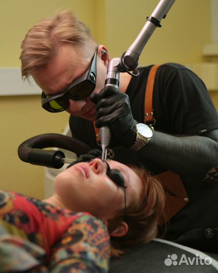 Лазерное удаление тату и татуажа