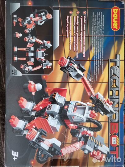 Конструктор Бауэр Технобот робот трансформер