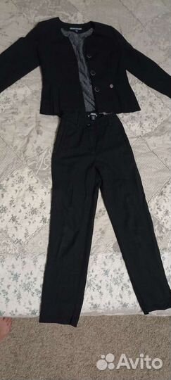 Костюм чёрный на девочку, классика