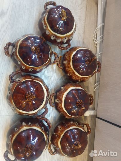 Горшочки для запекания 7 штук