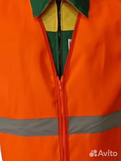 Жилет сигнальный, спецодежда сигнальная