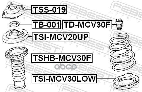 Опора амортизатора TSS-019 TSS-019 Febest