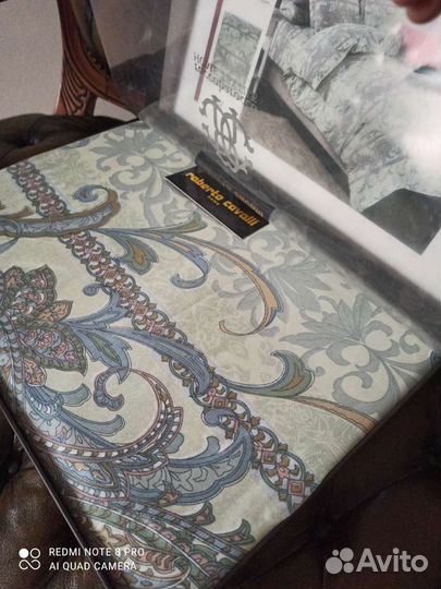 Белье постельное евро размер сатин roberto cavall