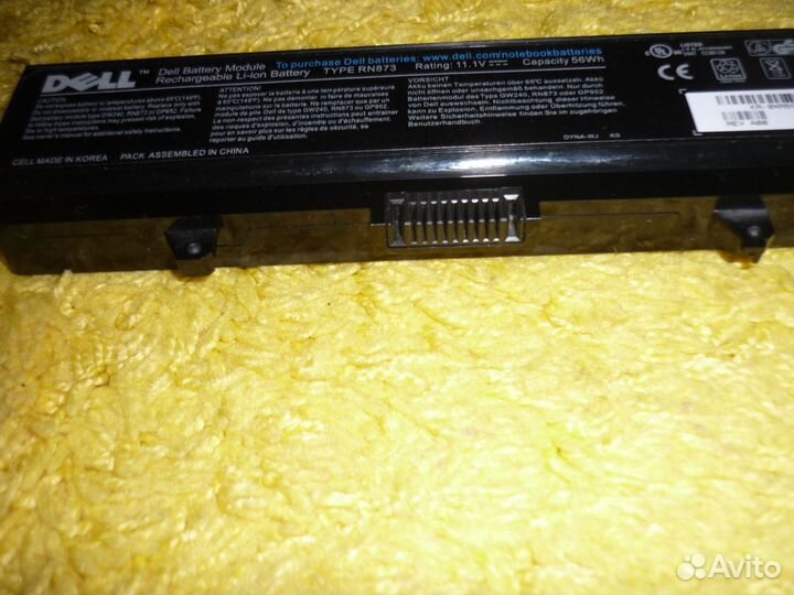 Аккумулятор для ноутбука doll Inspiron 1525
