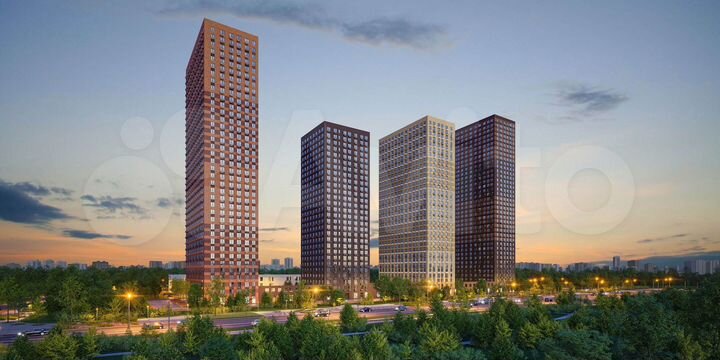 1-к. квартира, 32,1 м², 2/38 эт.