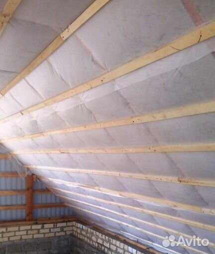 Эковата - утеплитель для кровли, мансарды