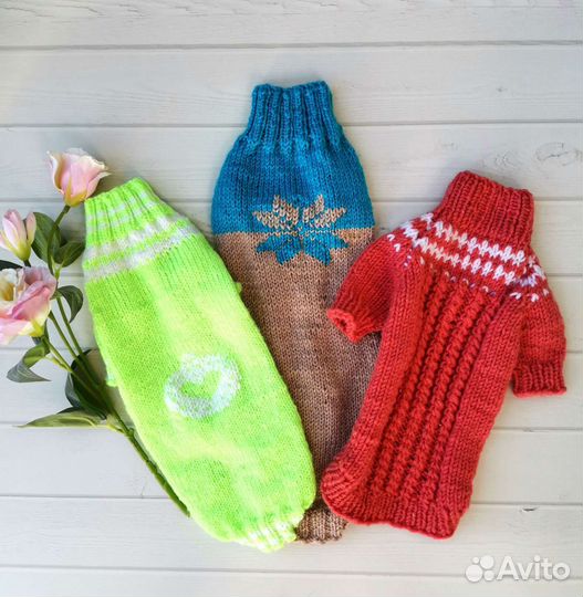 Вязанная одежда для котов и кошек породы сфинкс