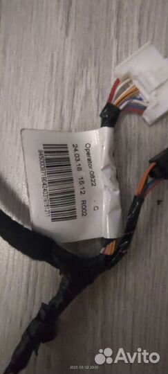 Проводка крышки багажника веста седан