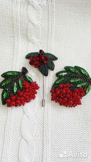 Броши ручной работы