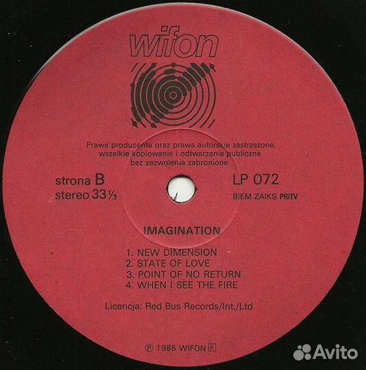 LP.Imagination –- Imagination - 1985