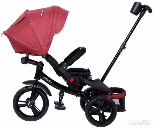Трехколесный велосипед коляска