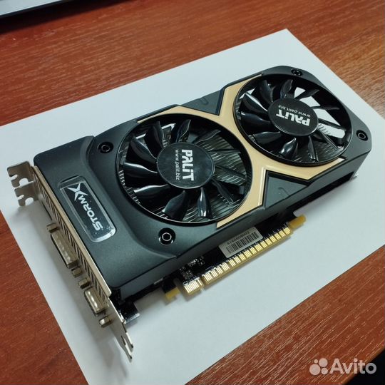 Видеокарта Palit GeForce GTX 750 Ti stormx dual2Gb