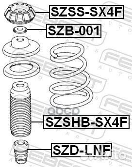 Опора амортизатора szss-SX4F szss-SX4F Febest