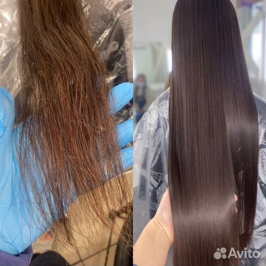 Реконструкций/кератин/ботокс/счастье для волос