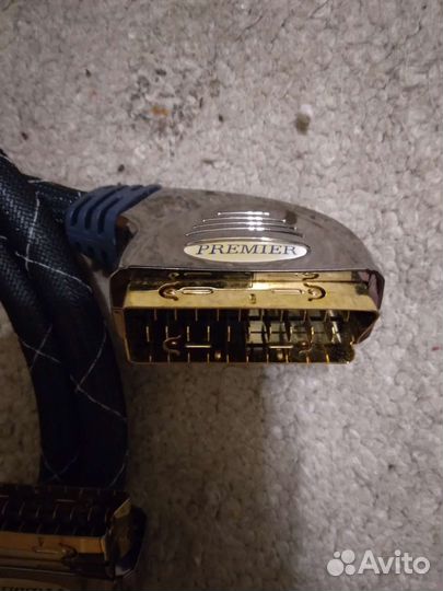 Кабель Hi-Fi аудио/видео RGB scart - scart