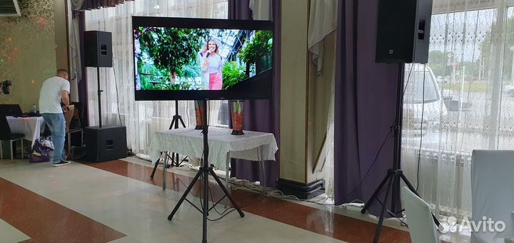 Аренда звука, света, телевизоры, проектор, караоке