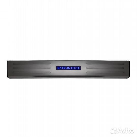 Накладки на пороги светодиодные Toyota Prado 150