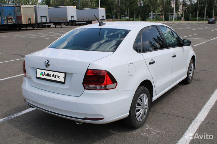 Volkswagen Polo 1.6 МТ, 2018, 155 000 км