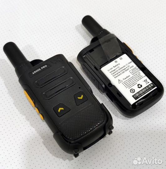 Рация-радиостанция с гарнитурой-наушником