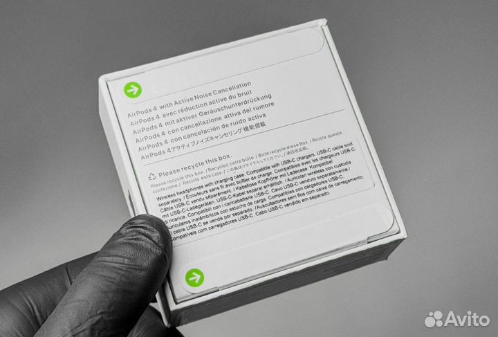 AirPods 4 (чип Bluetrum) с шумоподавлением 2025