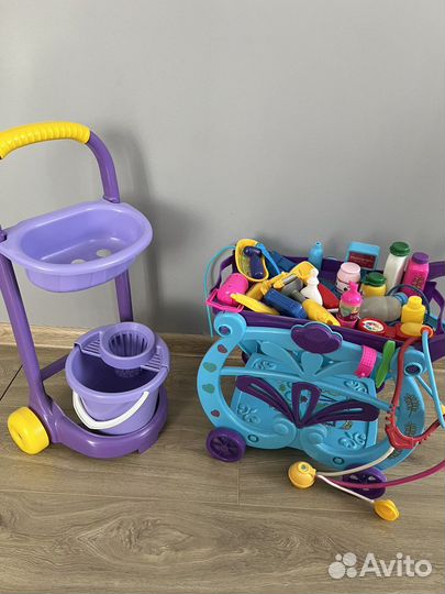 Больница с тележкой (доктор Плюшева)