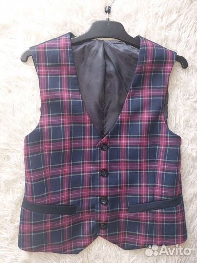 Жилет школьный sky lake и рубашка acoola