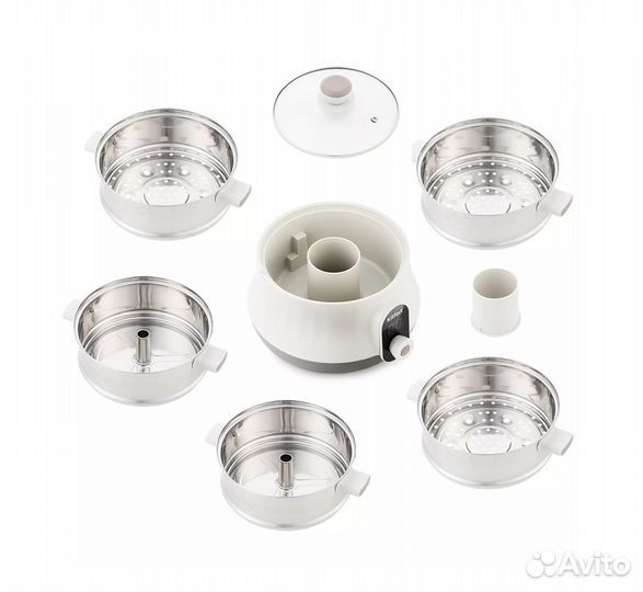 Пароварка Kitfort KT-2035 600 Вт серебристый