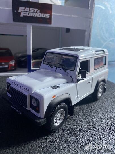 Модель land rover defender 1/24