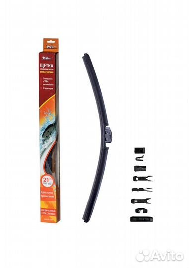 Щетка стеклоочистителя бескаркасная pro 530мм (21