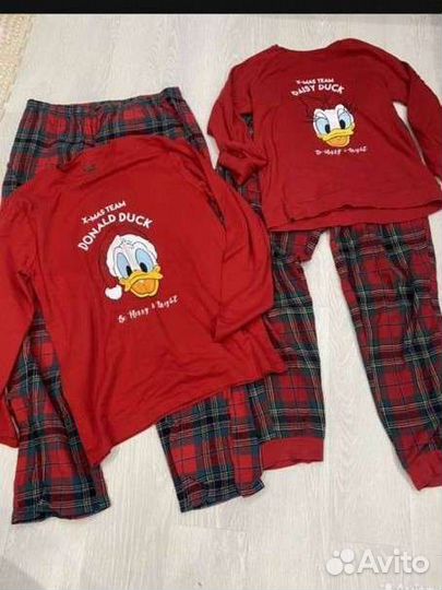 Пижамы новогодние family look